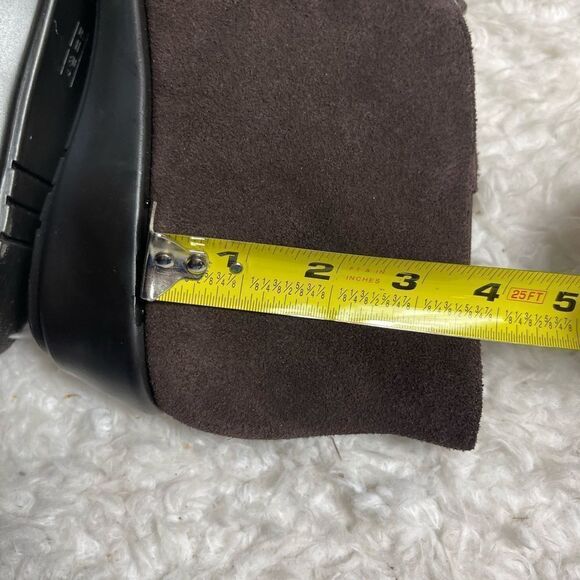 Aerosoles StichnTurn leather suede Brown ankle boots front zipper size 11 - Picture 7 of 10